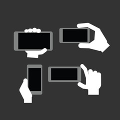 Set of finger gesture touch device
