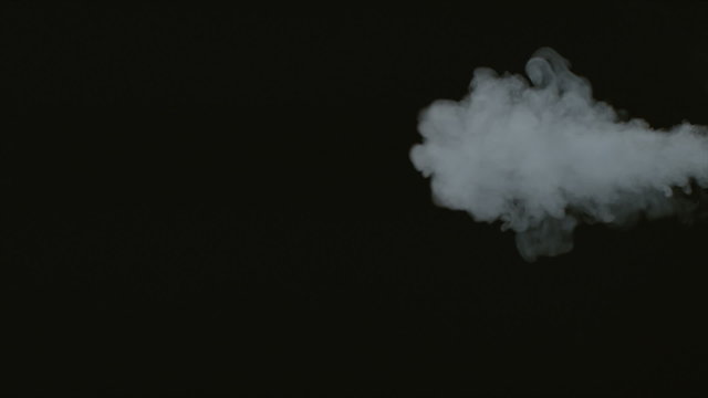 Smoke in slow motion