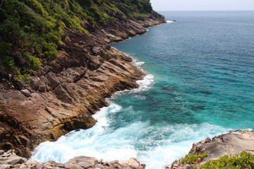 Tachai Island/Cliffs on Tachai Island