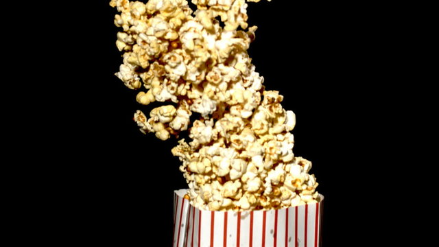 Spilling popcorn