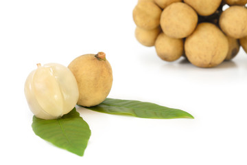 Longkong ,Langsat or Lanzones fruit is endemic to Southeast Asia