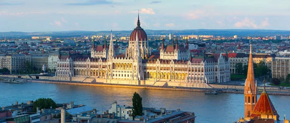 Zelfklevend Fotobehang Boedapest parlement © auris