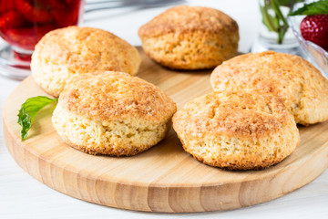  Fresh biscuits or scones