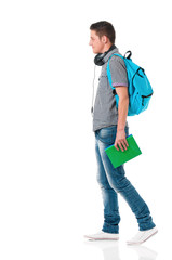 Naklejka premium Student boy