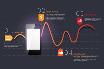 infographics mobile phone
