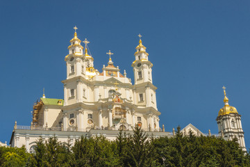 Fototapeta na wymiar Pochaiv Monastery of Holy Dormition - Ukraine.