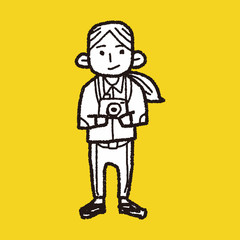 photographer doodle