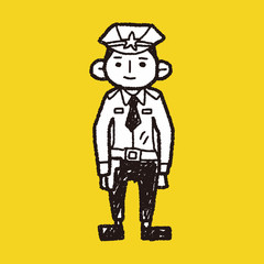 police doodle