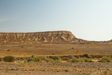 Dead sea cliffs .