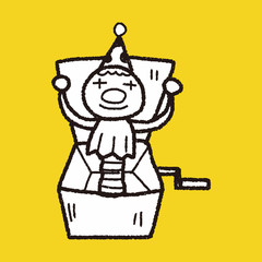 clown box doodle