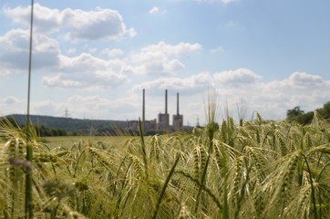 Fototapeta premium Gemeinschaftskraftwerk Veltheim