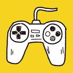game controller doodle