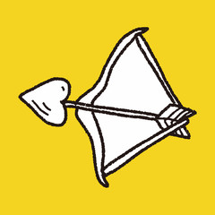 bow and arrow doodle