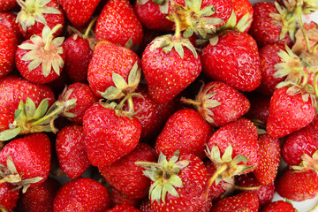 Strawberries berry background