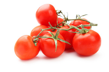 Tomatoes isolated on white