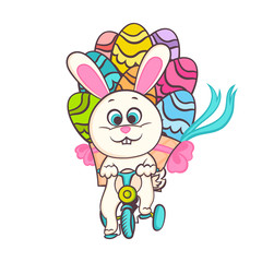 Happy easter illustration