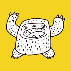 monster doodle
