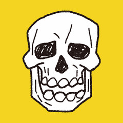 skull doodle
