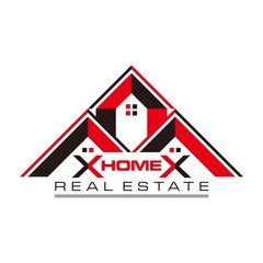 Real estate Home Card Illustration Construction Company Logo