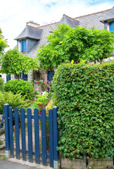 Devanture bretonne au village de Combrit, Finistère, Bretagne