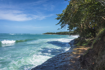 Fototapeta na wymiar Punta Uva Costa Rica