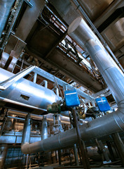 Industrial zone, Steel pipelines and valves