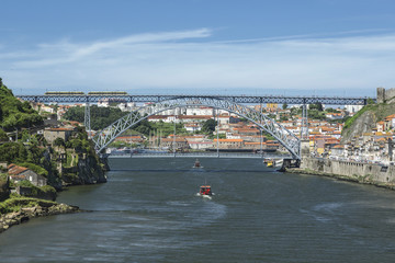 Fototapeta na wymiar Pont Louis Ier Porto Portugal