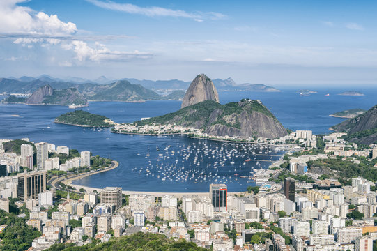 Rio de Janeiro Brazil Skyline Scenic Overlook 