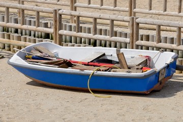 fishing boat on a mooring