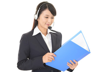 笑顔のオペレーター