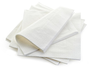 white paper napkins © Mara Zemgaliete