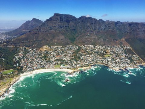 Kapstadt aus dem Helikopter
