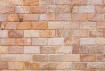 background and texture of real stone wall