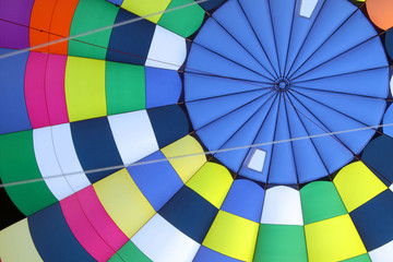 Fototapeta premium Hot air balloon cloth background