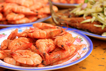 Grill shrimp bbq