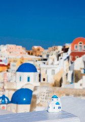 view of Greek city Oia