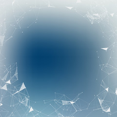 Blue Mesh Vector Background | EPS10 Design