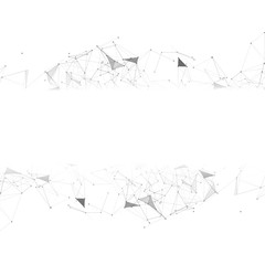 Black and White Mesh Vector Background | EPS10 Design