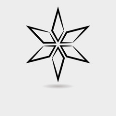  Star icon vector