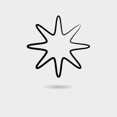  Star icon vector