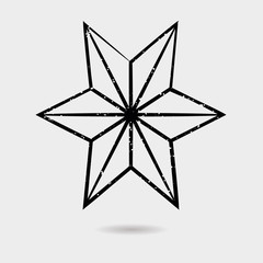 Fototapeta premium Star icon vector
