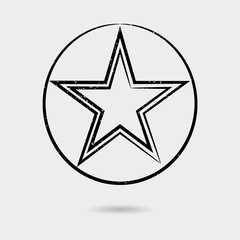 Fototapeta premium Star icon vector