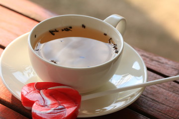 hot tea vintage