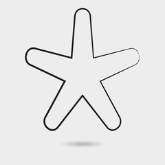  Star icon vector