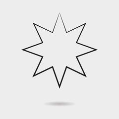  Star icon vector