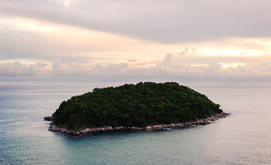 Island with the morning light, Phuket view point, Thailand