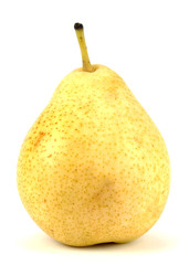 Close up Pear on a white background
