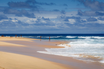 People at the beach