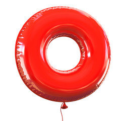 balloon font letter O