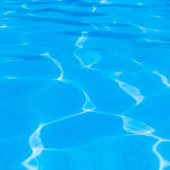 Blue pool water background